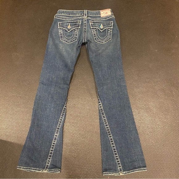 TRUE RELIGION Disco Ball low rise boot cut jeans. - Picture 9 of 11